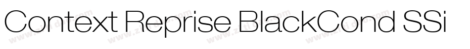 Context Reprise BlackCond SSi Bold字体转换